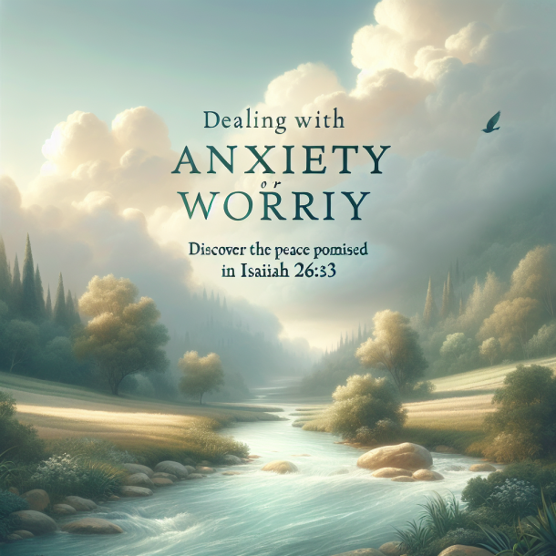 Dealing with Anxiety or Worry: Discover the Peace Promised in Isaiah 26:3