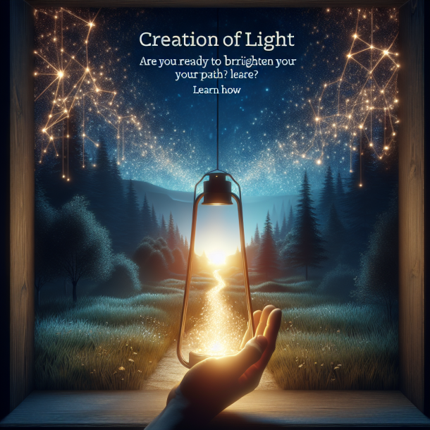 Creation of Light: Are You Ready to Brighten Your Path? Learn How